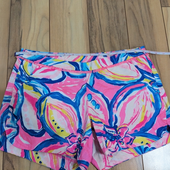 NWOT! Lilly Pulitzer Adie Shorts Pink Sunset The Sunny Side Size 0 - Picture 7 of 14